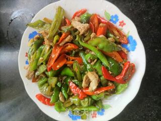 辣椒炒肉的家常做法