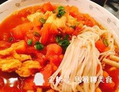 西红柿打卤面的家常做法