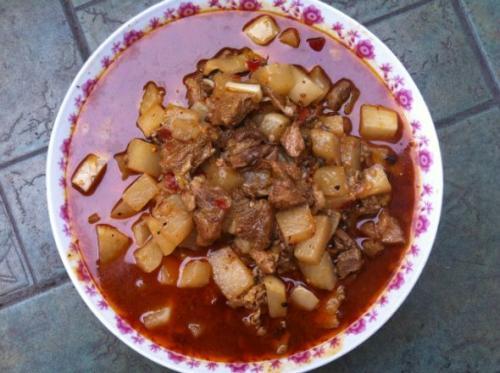 萝卜炒牛肉的家常做法