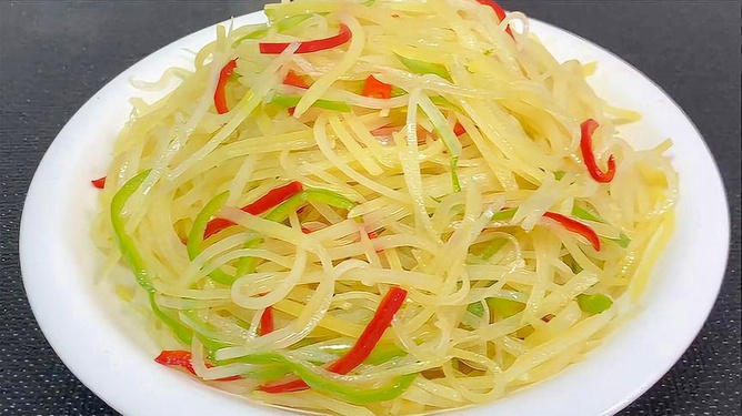 家常土豆丝的做法