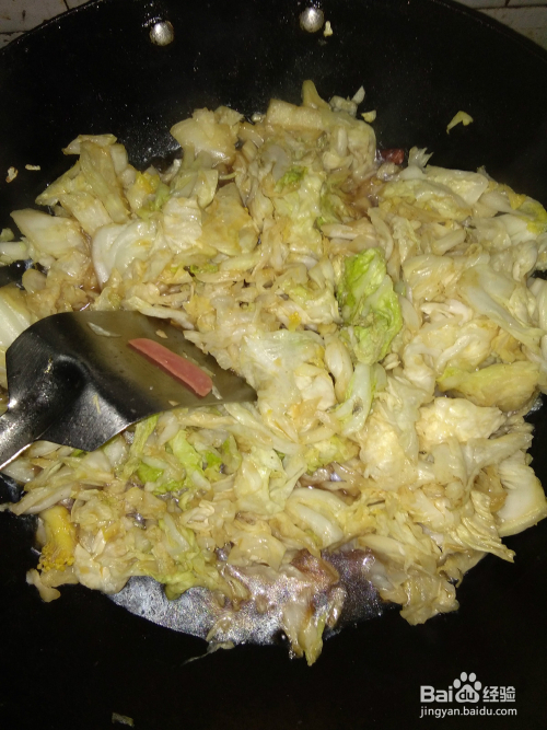 家常炒白菜的做法